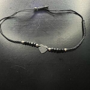 Silver Heart Charm Bracelet